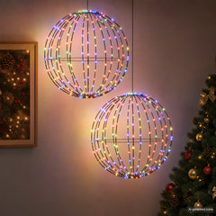 vidaXL Christmas Finial Light 192 LEDs 2 pcs