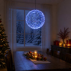 Christmas Finial Light 200 LEDs Diameter 20 x 22 cm Ø 40 x 42 cm Blue