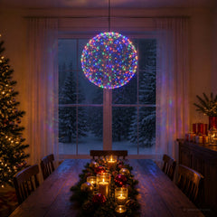 Christmas Finial Light 200 LEDs Diameter 20 x 22 cm Ø 60 x 63 cm Multicolour