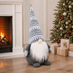 Christmas Gnome Polyester Grey 60 cm