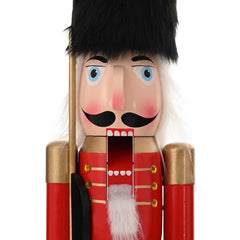 Christmas Nutcracker TURKU Red and Black 91 cm 903