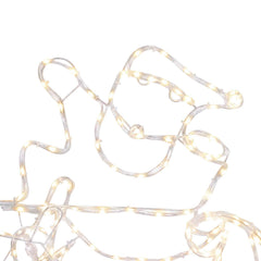 Reindeer and Sleigh Christmas Decoration LOVIISA 320 LEDs Warm white