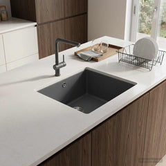 Granite Kitchen Sink Single Basin Graphite