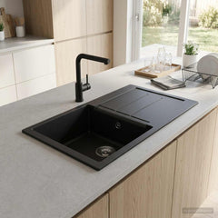 Sink 780 x 500 mm 80% Quartz and 20% Resin Graphite 780 mm 345 x 436 mm basin