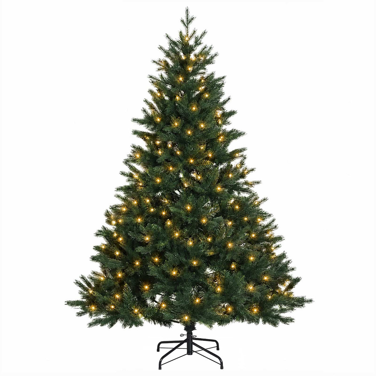 Artificial Christmas Tree Bauble LEDs Green