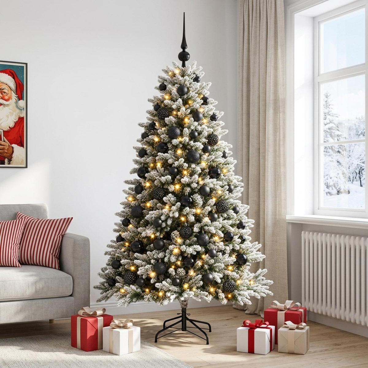 Artificial Christmas Tree Bauble LEDs