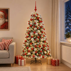 Artificial Hinged Christmas Tree Baubles LEDs