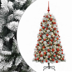 Artificial Hinged Christmas Tree Baubles LEDs