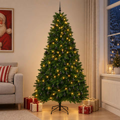 Artificial Christmas Tree LEDs Medium Green LEDs&black balls