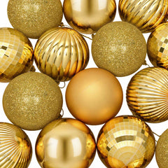 vidaXL Christmas Ball Set 50 pcs Gold 8 cm Polystyrene 5