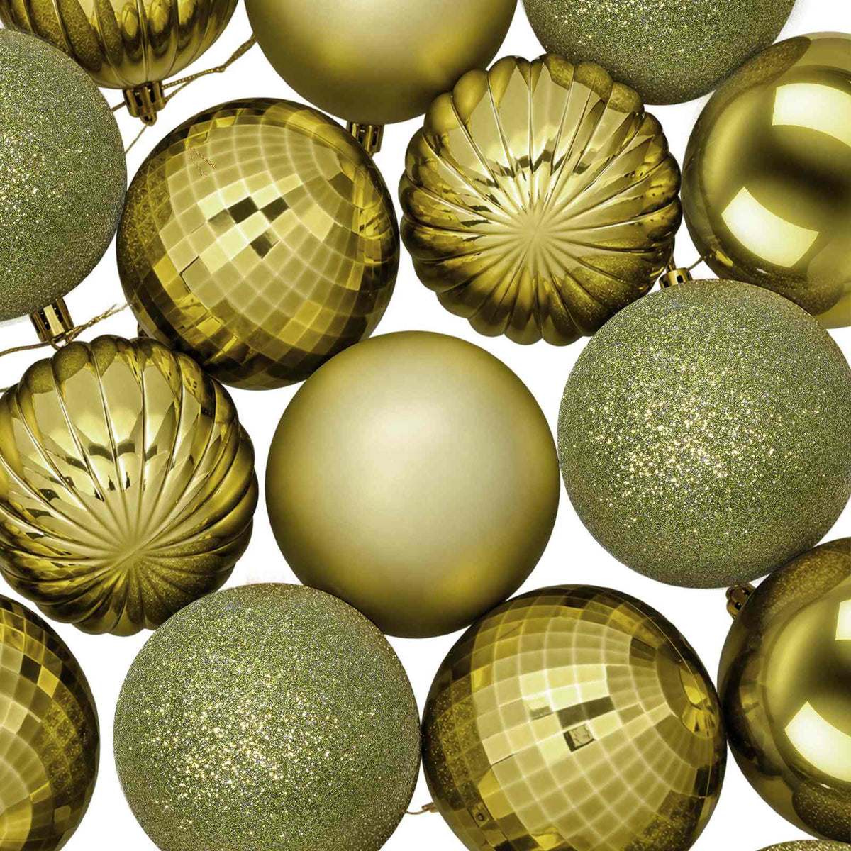 vidaXL Christmas Ball Set 50 pcs Light Green 8 cm Polystyrene 5