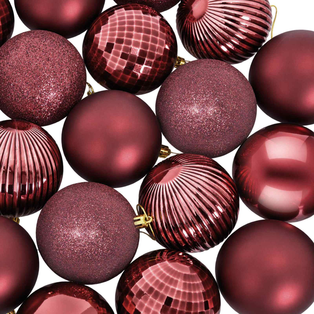 vidaXL Christmas Ball Set 50 pcs Wine Red 8 cm Polystyrene 5