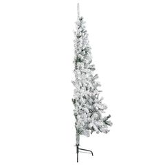 vidaXL Artificial Christmas Tree 120 cm PVC and Steel Green and White 4