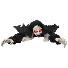 vidaXL Halloween Crawling Zombie SPOOKA Black 41 x 130 x 24 cm 2