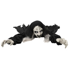 vidaXL Halloween Crawling Zombie SPOOKA Black 41 x 130 x 24 cm 4