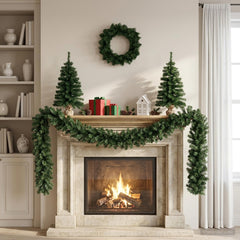 Mini Christmas Tree Set PVC Green 45 cm without LED