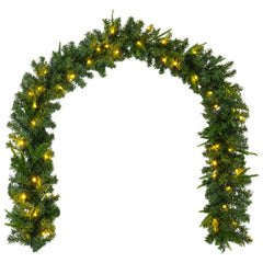 Mini Christmas Tree PVC and PE Green Green 90 cm with LEDs
