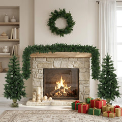 Mini Christmas Tree PVC and PE Green Green 120 cm without LED