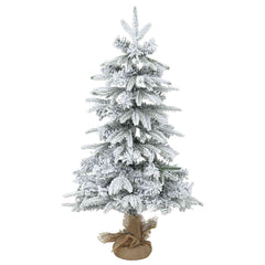 Mini Christmas Tree PVC and PE Green and white without LED