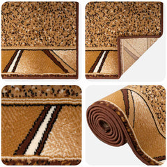 Runner Rug FLORNES Woven Ochre Zigzag PP 7 mm, image 3