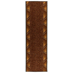 Runner Rug FLORNES Woven Brown Zigzag PP 7 mm, image 2