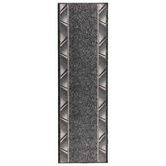 Runner Rug FLORNES Woven Grey Zigzag PP 7 mm, image 2