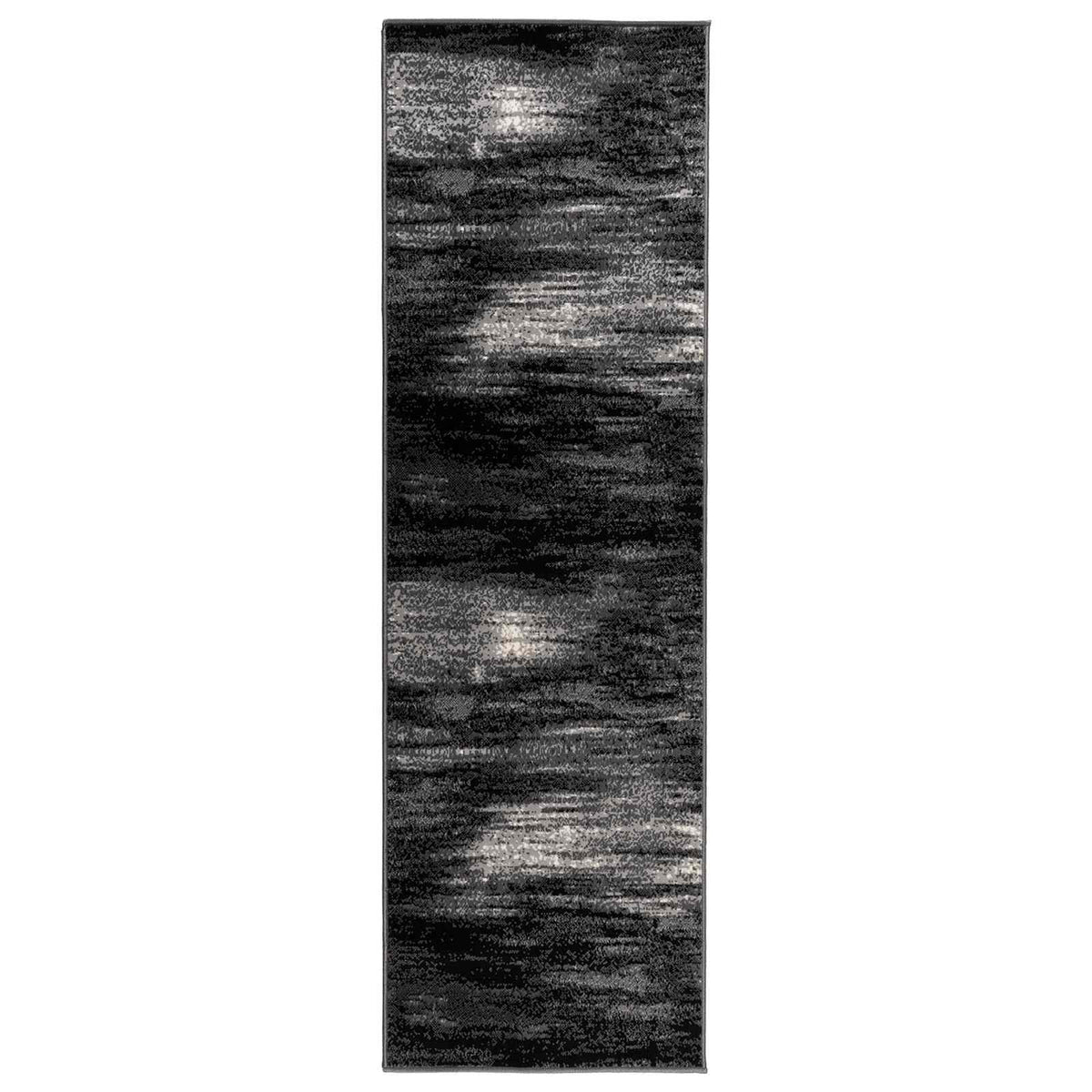 Runner Rug FLORNES Woven Black Brushes PP 7 mm, image 2