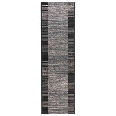 Runner Rug FLORNES Woven Grey Stripes PP 7 mm, image 2