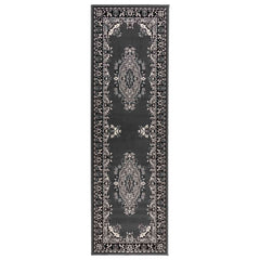 Runner Rug FLORNES Woven 67 x 200 cm PP 7 mm Width 67 cm Length 200 cm Grey pattern