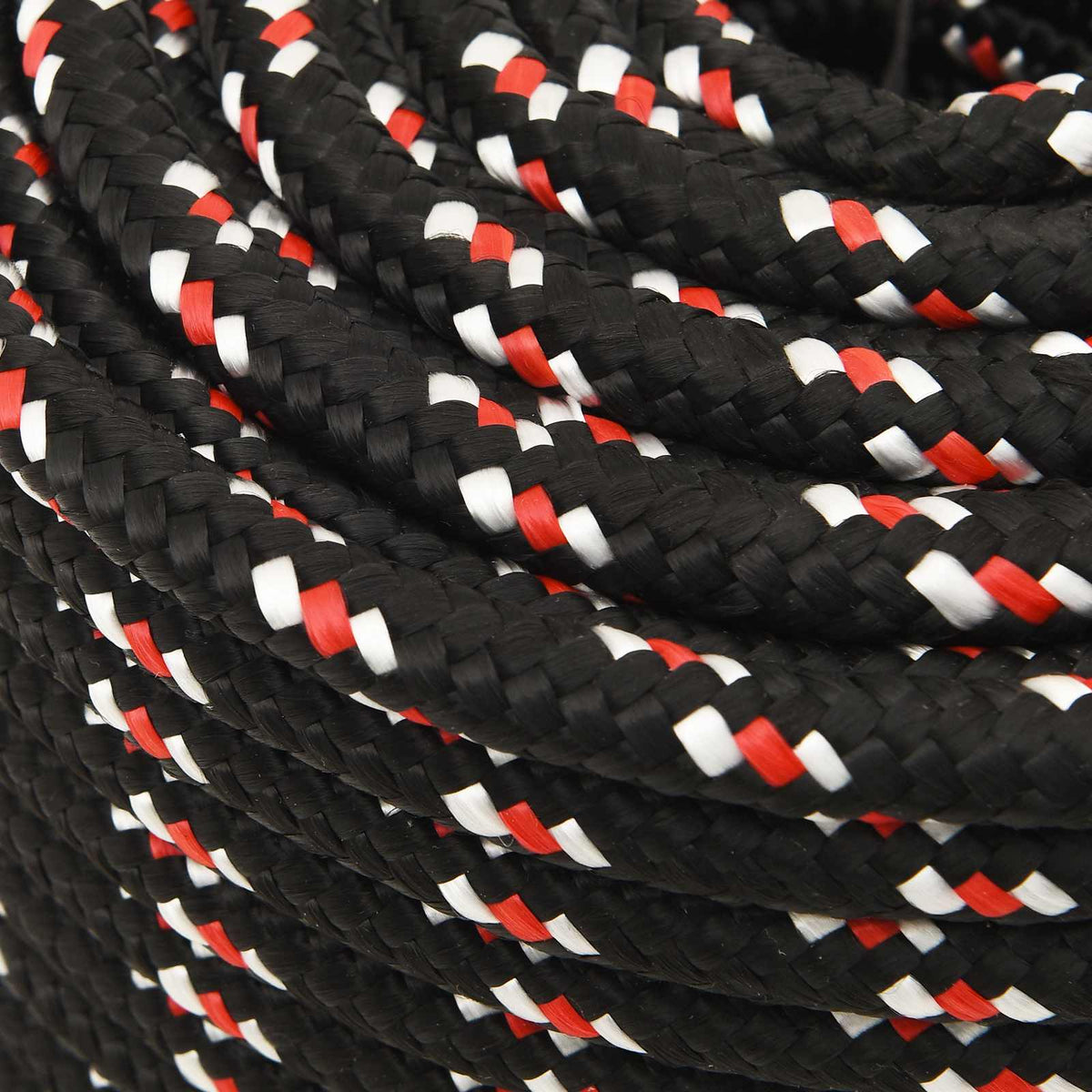 vidaXL Multipurpose Utility Rope 14 mm 100 m Black and Red PP 5