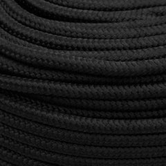 vidaXL Multipurpose Utility Rope 8 mm 100 m Black PP 420 kg Max Load 4