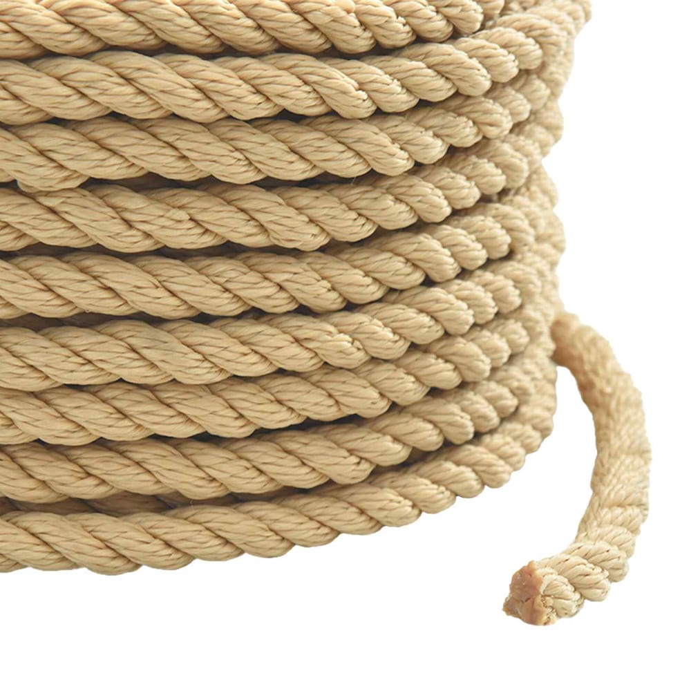 Multipurpose Utility Rope 12 mm 50 m Natural PP 930 kg Max Load, image 4
