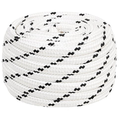 vidaXL Multipurpose Utility Rope 20 mm 25 m White Polyester 2