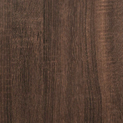 vidaXL Wall Corner Cabinet LUCCA Brown Oak 57 x 57 x 40 cm 5