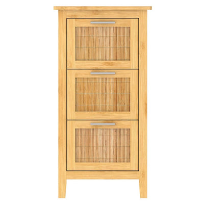 EISL Bathroom Cabinet with 3 Drawers Bamboo 30x42x82 cm