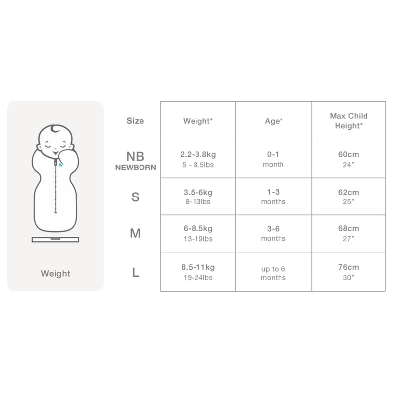 Love to Dream Baby Swaddle Swaddle Up Warm Stage 1 M White