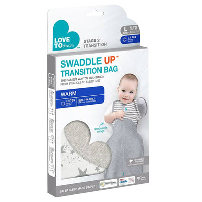 Love to Dream Baby Swaddle Swaddle Up Transition Bag Warm Stage 2 L White