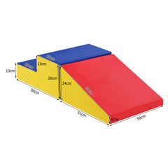 Toddler Climb and Crawl Foam Play Set-Blue & Red