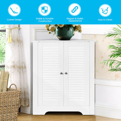 Corner Storage Cabinet Display Unit