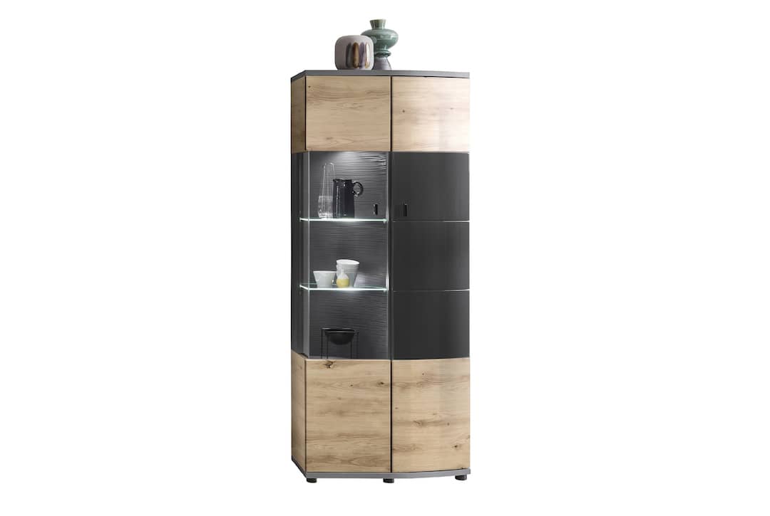 Dera 32 Tall Display Cabinet 70cm