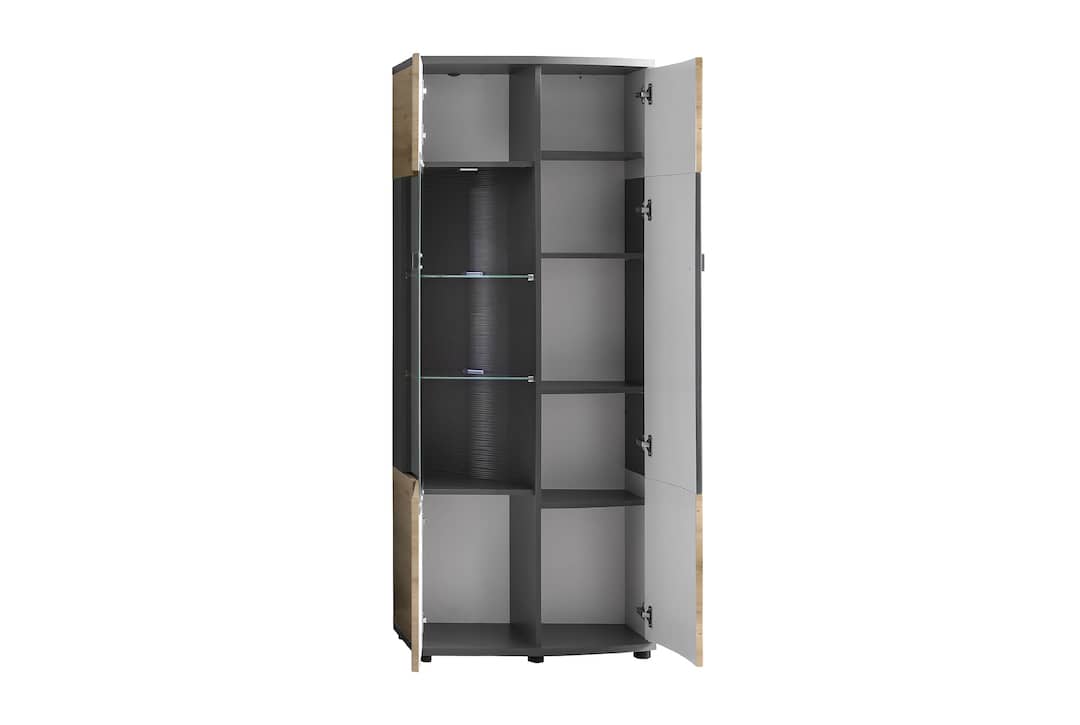 Dera 32 Tall Display Cabinet 70cm