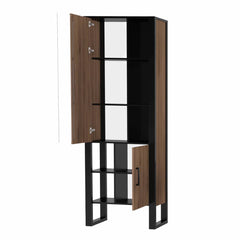 Nordi 12 Tall Display Cabinet 75cm