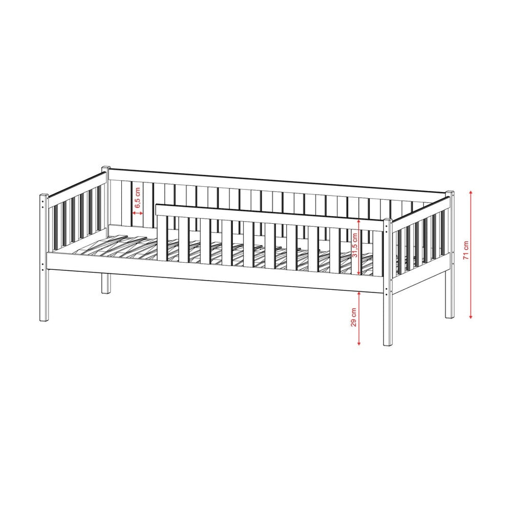 Wooden Single Bed Ada, image 11