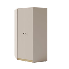 Alessio AE2 Corner Wardrobe 95cm in Beige