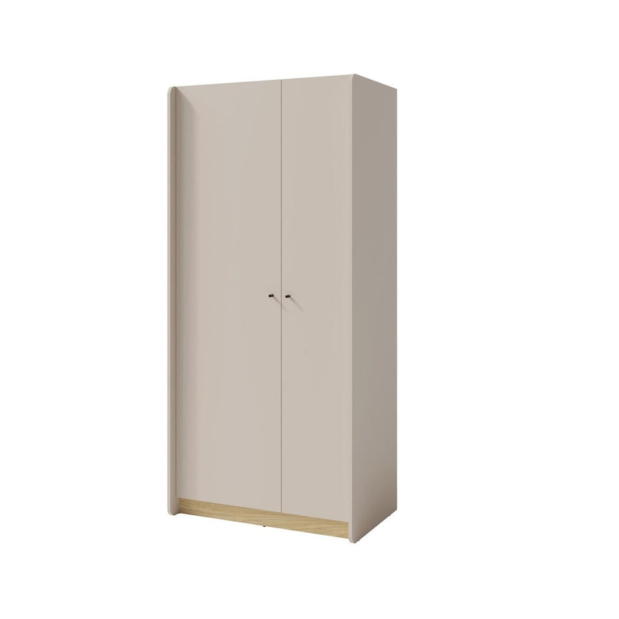 Alessio AE3 Hinged Door Wardrobe 90cm in Beige