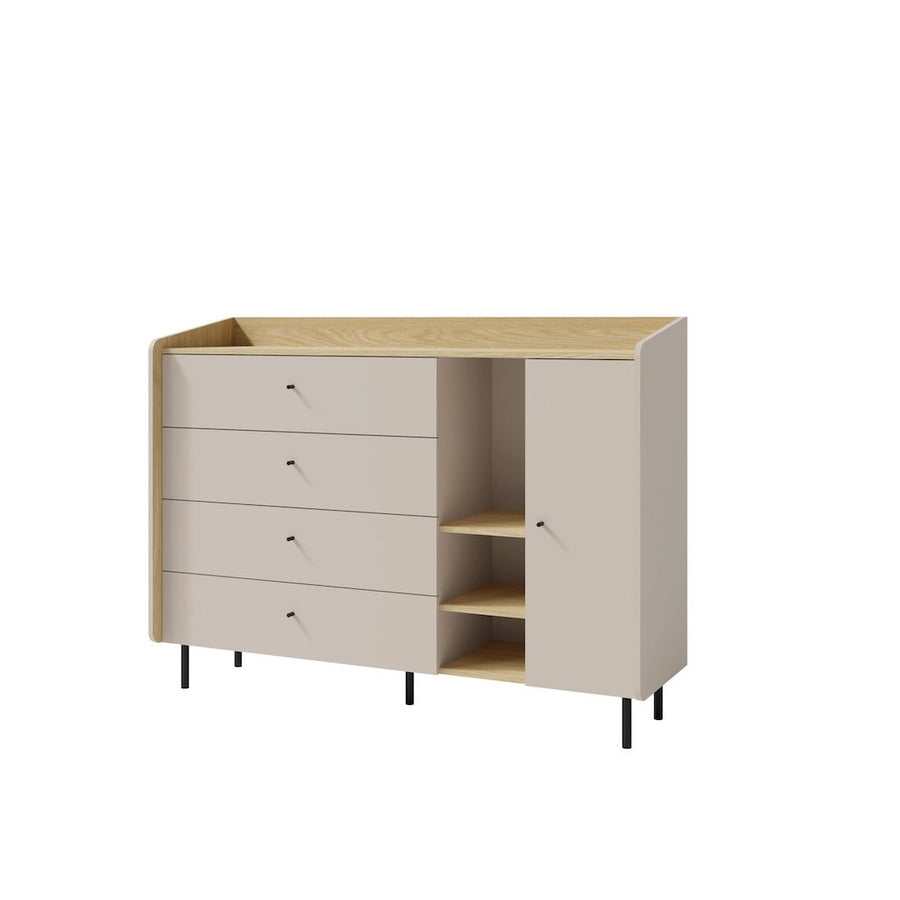 Alessio AE7 Chest Of Drawers 155cm in Beige