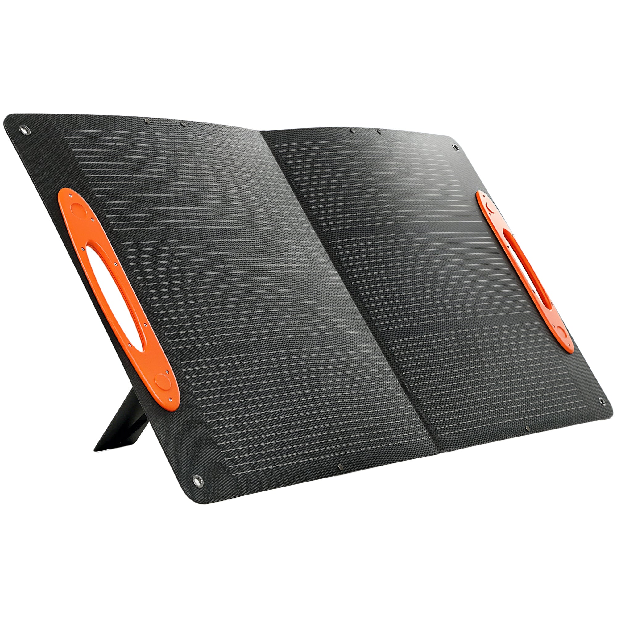 HOMCOM 100W Portable Solar Panel, Foldable Solar Charger with USB-A & USB-C Fast Charging Output, IP67 Waterproof for Mobile Phone Power Bank Flashlight Fans Camping Backpacking Hiking