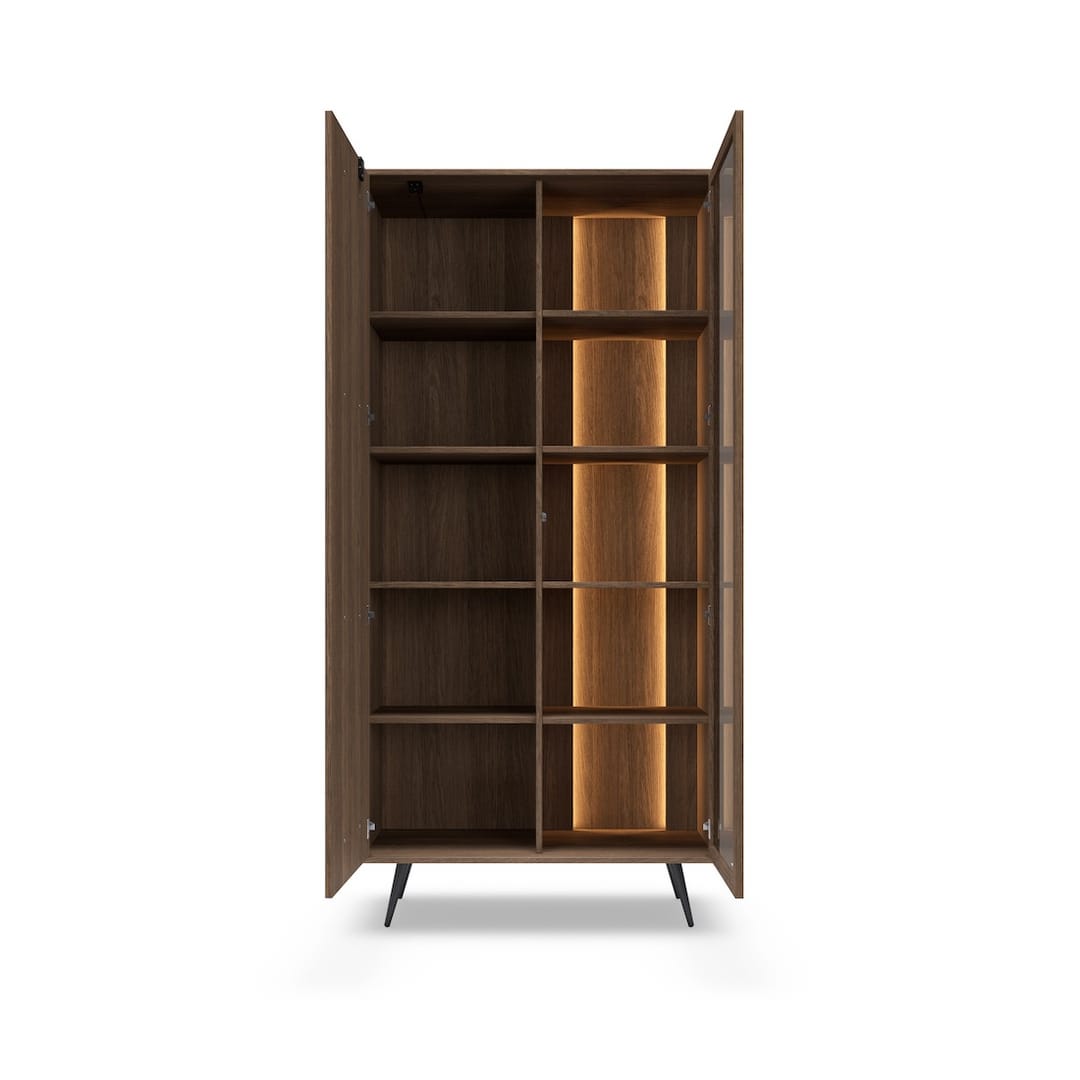 Amaro Tall Display Cabinet 94cm