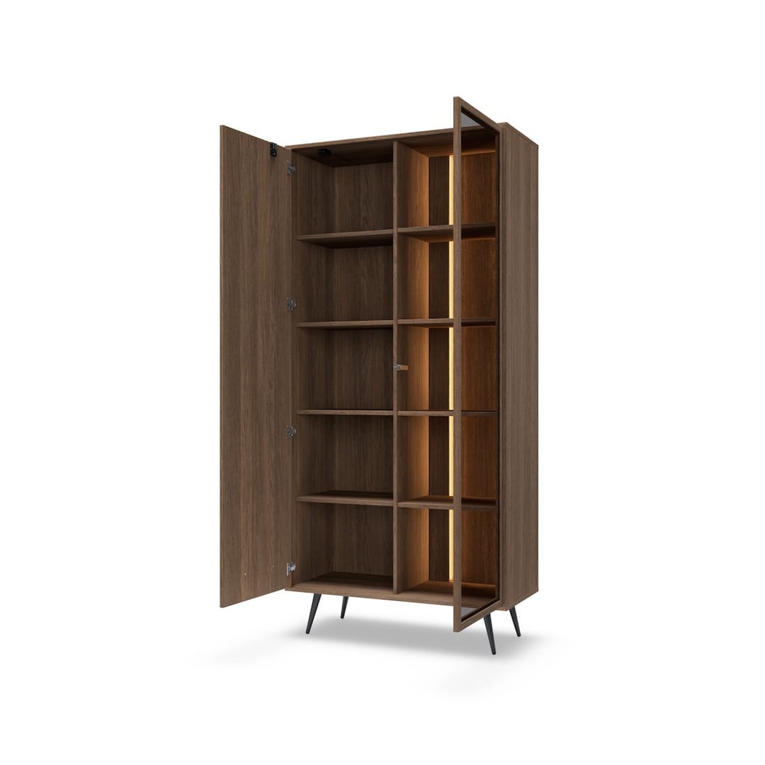 Amaro Tall Display Cabinet 94cm