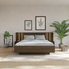 Set of Bedside Tables AMARO Oak Dunin